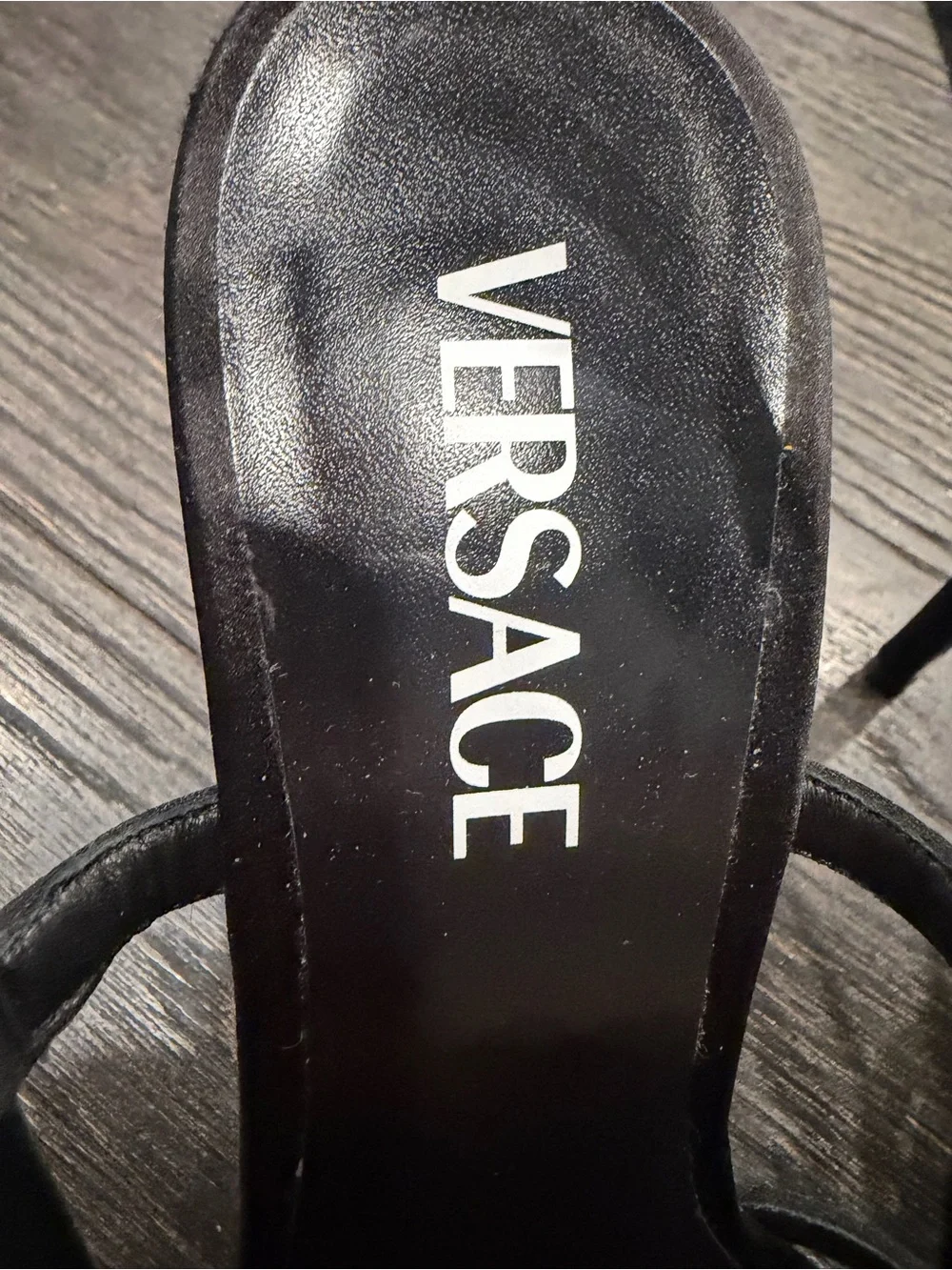 Versace Medusa Slingback Sandals - Size 38 1/2